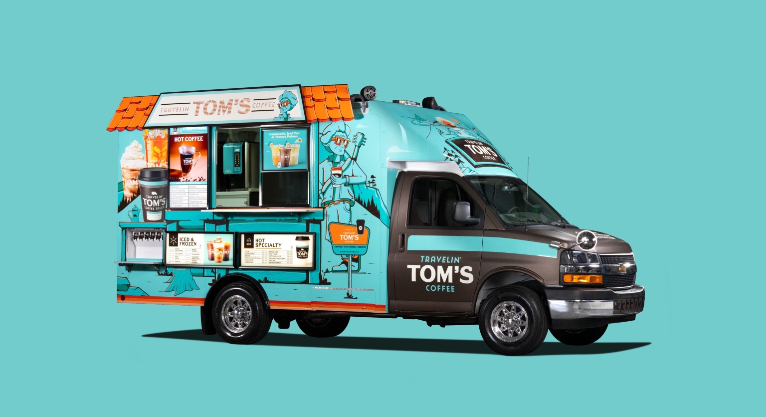 Travelin’ Tom’s Coffee Truck A Coffee Concept by Kona Ice Own A Kona