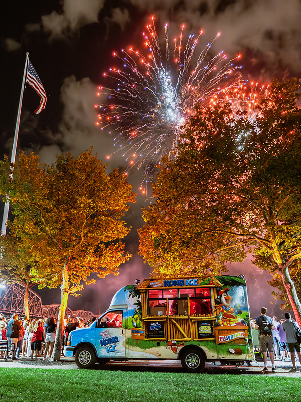 kona ice july 4th